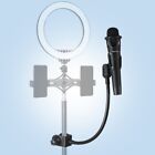 Gooseneck Mic Stand, 360degrees Angle Flexibility, Desk Clamp for Stability
