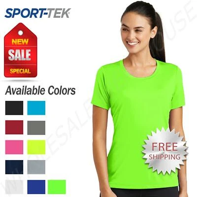 Camiseta resistente Sport-Tek para mujer ajuste seco entrenamiento que absorbe la humedad M-LST320 Foto 1 de 3