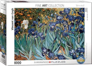 NEU VERSIEGELT Iris von Vincent van Gogh 1000-teiliges Puzzle EuroGraphics - Bild 1 von 3