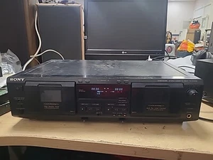 SONY TC-WE435 Twin Cassette Deck - Spares Or Repairs - Picture 1 of 14