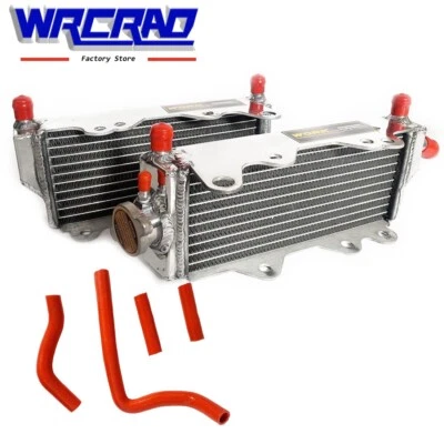 Aluminum Radiator&Hoses For 1992-1996 1995 2-stroke HONDA CR250R CR250 R CR 250R - Image 1 of 4