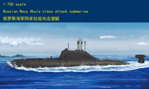 Hobby Boss 87005 1/700 Russ i an Navy Akula class attack submar ine model kit - Picture 1 of 4