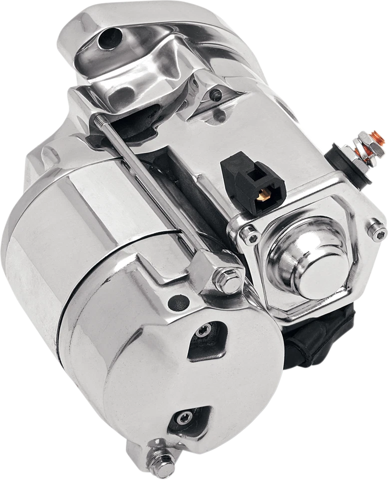 Motor de arranque Spyke pulido de alta calidad de 1,4 kW para gemelos grandes 400115 Foto 1 de 1