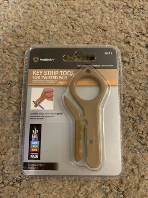 Southwire 58746140 7 13/32 In Cable Stripper 10 To 24 Awg SK-T1 Key Strip Tool - Image 1 of 4