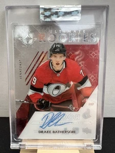 2021-22 Upper Deck Clear Cut Drake Batherson Ultimate Rookies Autograph Senators - Picture 1 of 2