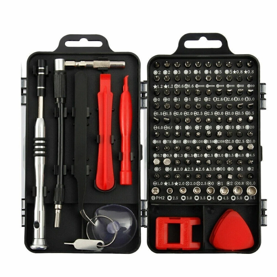 Magnetic Driver Torx Star Repair Tool Kit 110 in 1 Precision Screwdriver Bit Set - Image 1 of 4