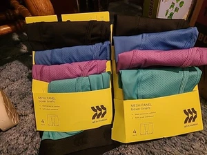 All In Motion Size M Mesh Panel 2-4pks Boxer Briefs Youth Size 8 - Picture 1 of 5