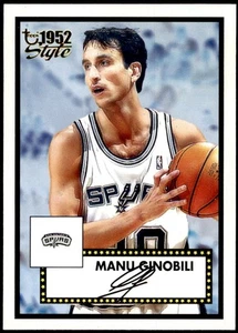 Manu Ginobili 94 2005-06 Topps 1952 Style - San Antonio Spurs - Picture 1 of 2