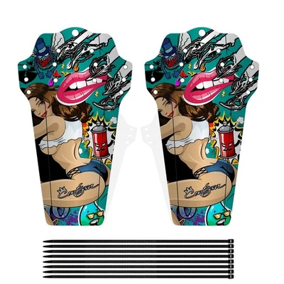 ENLEE Mudguard Mud Guard Mountain Bike Bicycle Front Rear Fender Road Cycling - Image 1 of 4