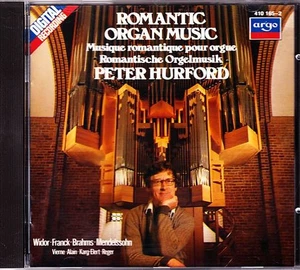PETER HURFORD CD GERMAN IMPORT Romantic Organ Music - Argo 410-165-2 - Picture 1 of 3
