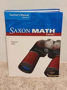 Saxon Math Course 2: Teacher's Manual Volume 2 by Hake - Picture 1 of 5