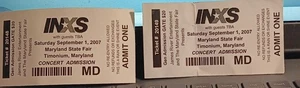 INXS Ticket Stubs (2) 7. September 2007 Original - Bild 1 von 2