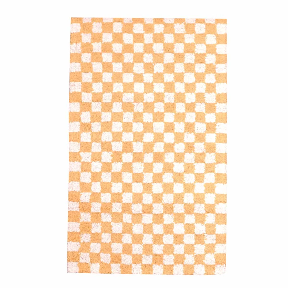 Alfombra rectangular 8' x 2' 6" amarillo algodón renovadores suministro Foto 1 de 1