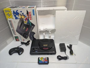 SEGA Mega Drive Plus 1 Sonic Console 16BIT Console Japan Box - Picture 1 of 23