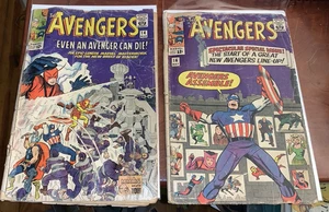 Avengers Marvel Silver Age Lot # 14, 16, 26, 29 Stan Lee Jack Kirby Low Grade - Bild 1 von 4