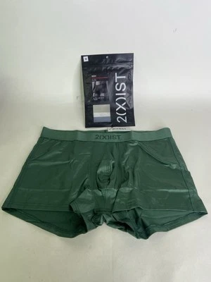 Calzoncillos boxer 2xist Sexy Sliq tiro ultra bajo ropa interior cazador verde para hombre M Foto 1 de 4