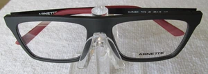NEU Arnette Murazzi 7174 Brillengestell schwarz rot quadratisch 55-16-145 114 $ - Bild 1 von 6