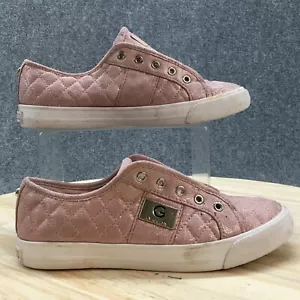 G by Guess Schuhe Damen 6,5 M Backer 2 Freizeit Turnschuhe rosa gesteppt niedriges Oberteil - Bild 1 von 11