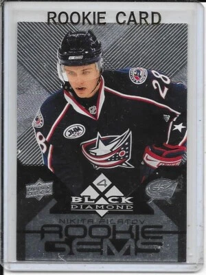 2008-09 Black Diamond Nikita Filatov Quad Rookie # 205 - Image 1 of 2