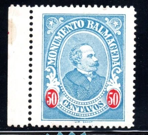 CHILE, VIÑETA, CENICIENTA, MOV. BALMACEDA, 50 CTS. BORDE PLIEGO, RRR (PREM18) - Imagen 1 de 2