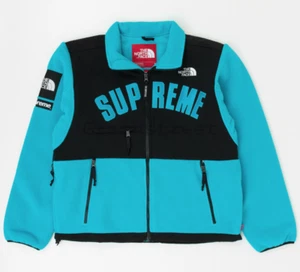 The North Face Supreme SS19 Arc Logo Denali Fleece Jacket BlueBird MED - Picture 1 of 4
