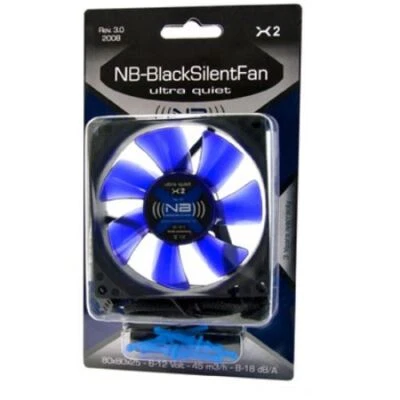 Noiseblocker Black Silent Fan X2 - 80mm - Image 1 of 2