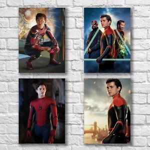 Tom Holland Poster A4 Set Print Spider-Man Peter Superhero Home Wall Decor