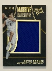 2015-16 Panini Black Gold Devin Booker Massive Materials Jersey RC # 41/199
