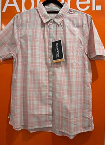 Craghoppers Short Sleeve Checked Shirt, English Rose, Size 12, New With Tag, Sf - Picture 1 of 2