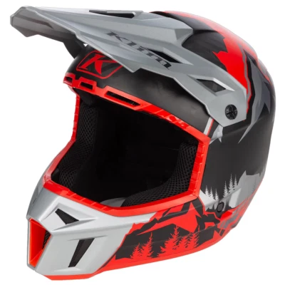 KLIM F3 Carbon Snowmobile Helmet ECE Only - Image 1 of 4