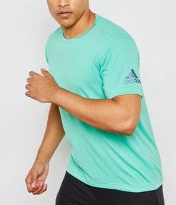 Adidas Mens Freelift Chill Workout Running T-Shirt / Green / RRP £37 - Picture 1 of 5