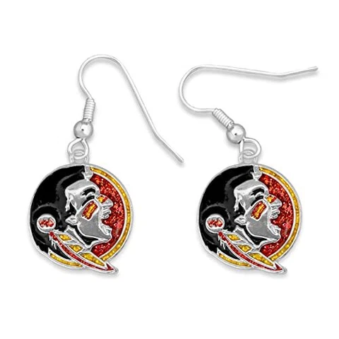 43345 Florida State Glitter Logo Earrings Cover