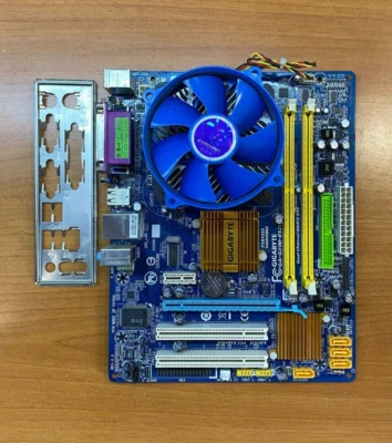 SCHEDA MADRE GIGABYTE GA-G31M-ES2L SOCKET 775 + CPU INTEL E7200 DUAL CORE 2,5GHZ - Immagine 1 di 4