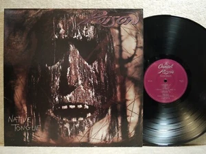 Poison Native Tongue 1993 Korea LP 4 page Picture & Lyric W/Insert NM- ~ NM - Picture 1 of 6