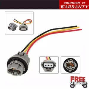 Conector de luz de señal de giro frontal enchufe arnés de cables + enchufe de bombilla para Toyota - Imagen 1 de 6