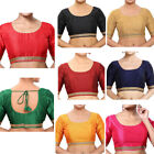 Women's Readymade Blouse Non Padded Stiched Crop Top Wedding Party Lehega Choli