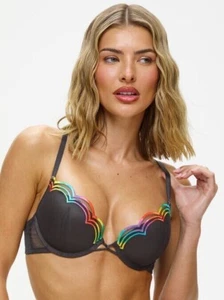 Ann Summers Rainbow Padded Plunge Bra - Sizes 32 - 36, A-G - WAS £22! - Picture 1 of 10