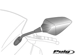 7353 PUIG Espejo retrovisor izquierdo RS2 YAMAHA YZF R1 (1998-2017) - Imagen 1 de 3