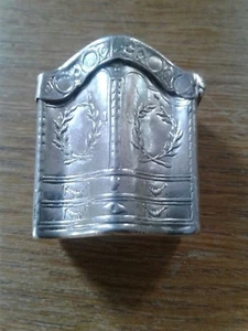 ANTIQUE SOLID DUTCH SILVER BOX GOOD QUALITY 18TH CENTURY - Picture 1 of 9