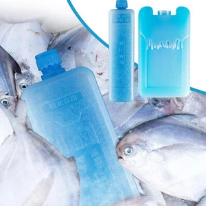 2Pcs Freezer Ice Blocks Cooler Pack Bag Picnic Travel Lunch Box 200ml Or 150ml - Picture 1 of 13