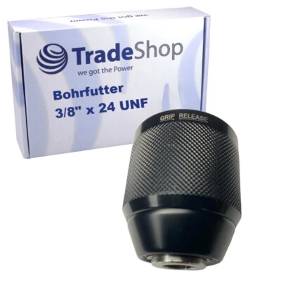 Schnellspannbohrfutter für Akkuschrauber 3/8" Aufnahme / Spannbereich 0,8 - 10mm - Bild 1 von 4
