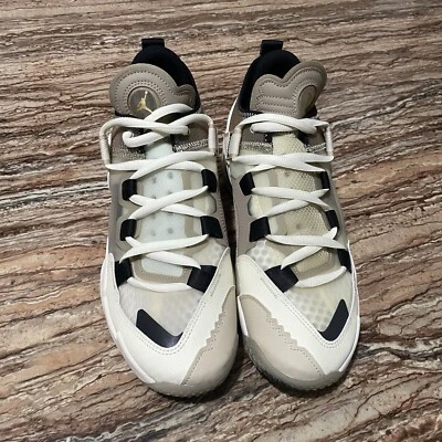 JORDAN Sneakers WHY NOT Zer0.5 Men’s 9.5 Coconut Milk/Black/Khaki DC3637-102 - Image 1 of 4