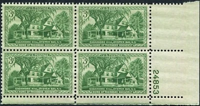 UNITED STATES OF AMERICA 1953 3c green SG1020 mint MNH USA - Image 1 of 2