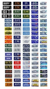 1/18 scale model car assorted USA Nevada license plates state tags 1:18 - Picture 1 of 1