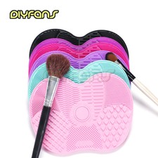 HEIßER Silikon Make-Up Reinigung Kosmetik Wäscher Bord Matte Pad Werkzeug AHS