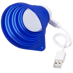 Paquete de 2 - Altavoces Bluetooth Portátiles, Cono Plegable Amplifica Sonido - Azul - Imagen 1 de 2