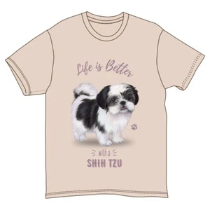 Life is Better with a Shih Tzu-Unisex T-Shirt-NWT-Free Shipping - Picture 1 of 1