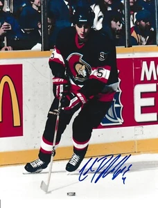 OTTAWA SENATORS CHRIS PHILLIPS SIGNED 8 X 10 PHOTO w COA - Picture 1 of 1