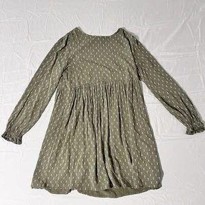 Vestido BP para mujer S verde con volantes manga larga - Imagen 1 de 7