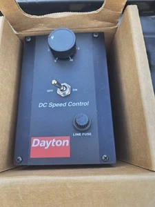 Dayton DC Speed controller 5X412HDAYTON DC Speed Control: SCR, Enclosed, NEMA 1, - Picture 1 of 2